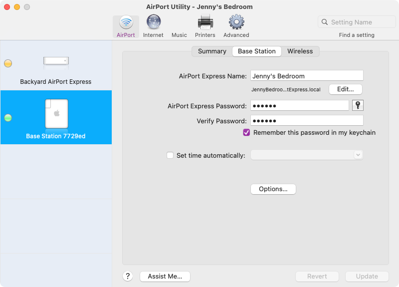 Use Old Airport Express with Big Sur